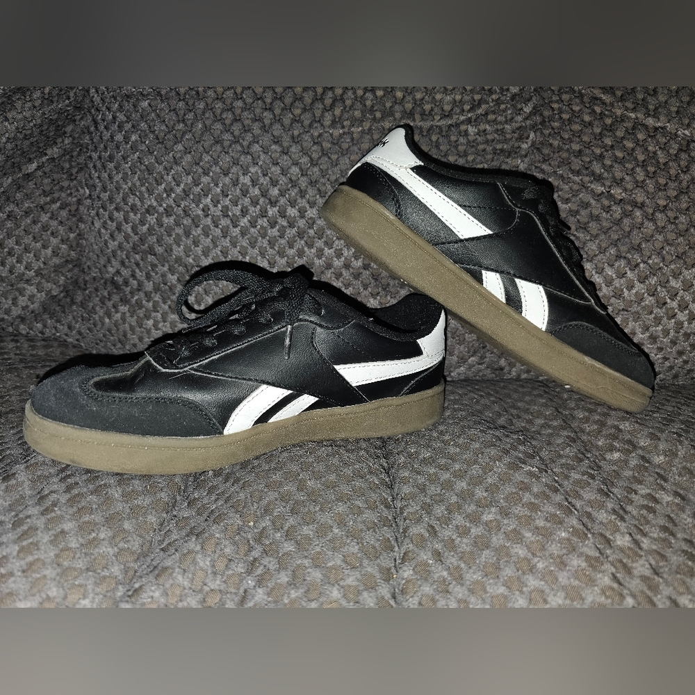 Reebok Kids Black and White Sneakers